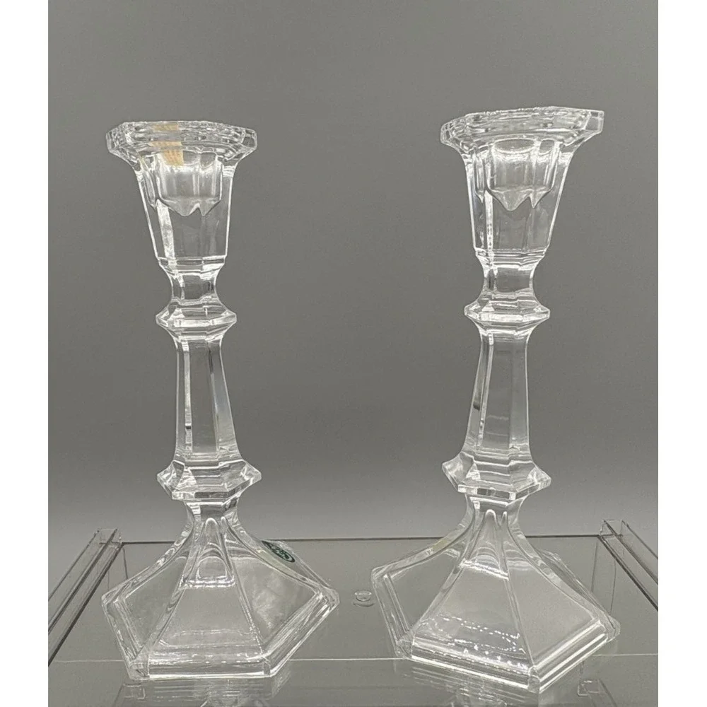 Lenox crystal candlesticks